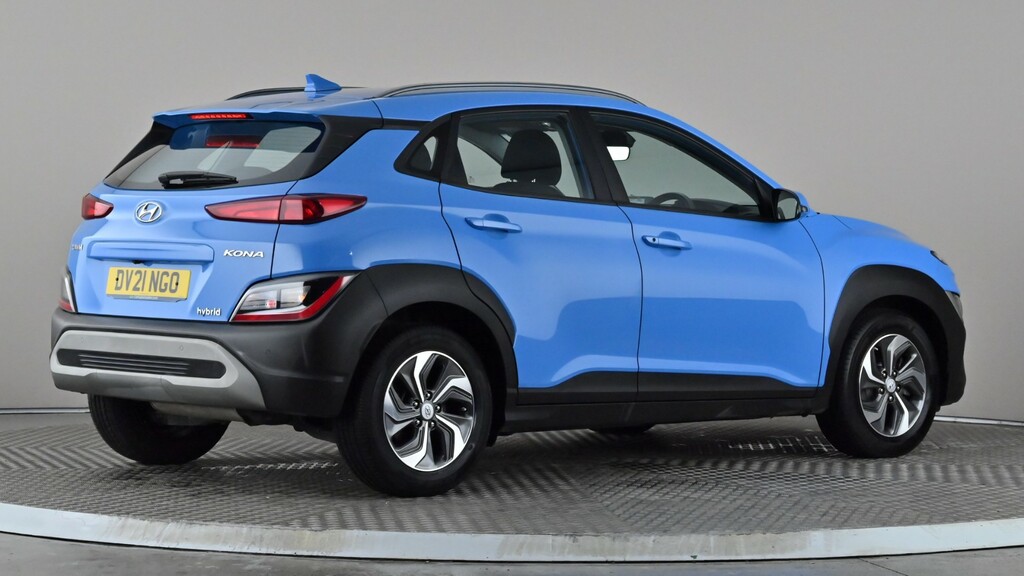Hyundai Kona 1.6 Gdi Hybrid Se Connect Dct Blue #6