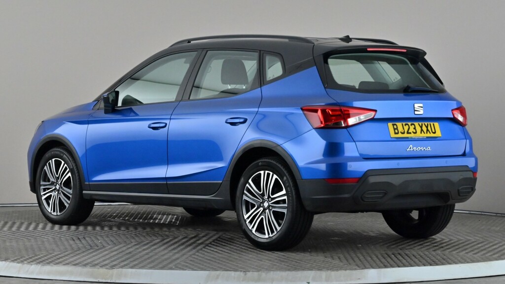 Seat Arona 1.0 Tsi 110 Se Technology Dsg Blue #4