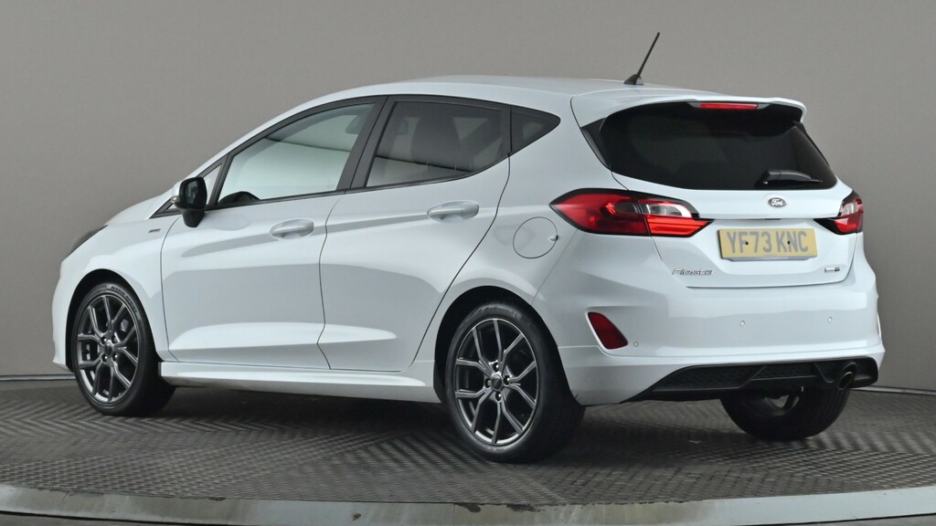 Ford Fiesta 1.0 Ecoboost Hybrid Mhev 125 St-line White #4