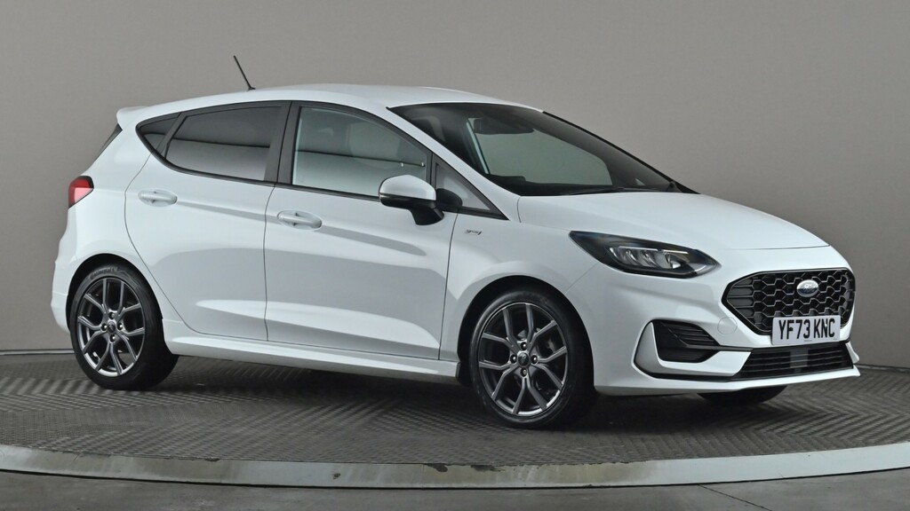 Ford Fiesta 1.0 Ecoboost Hybrid Mhev 125 St-line White