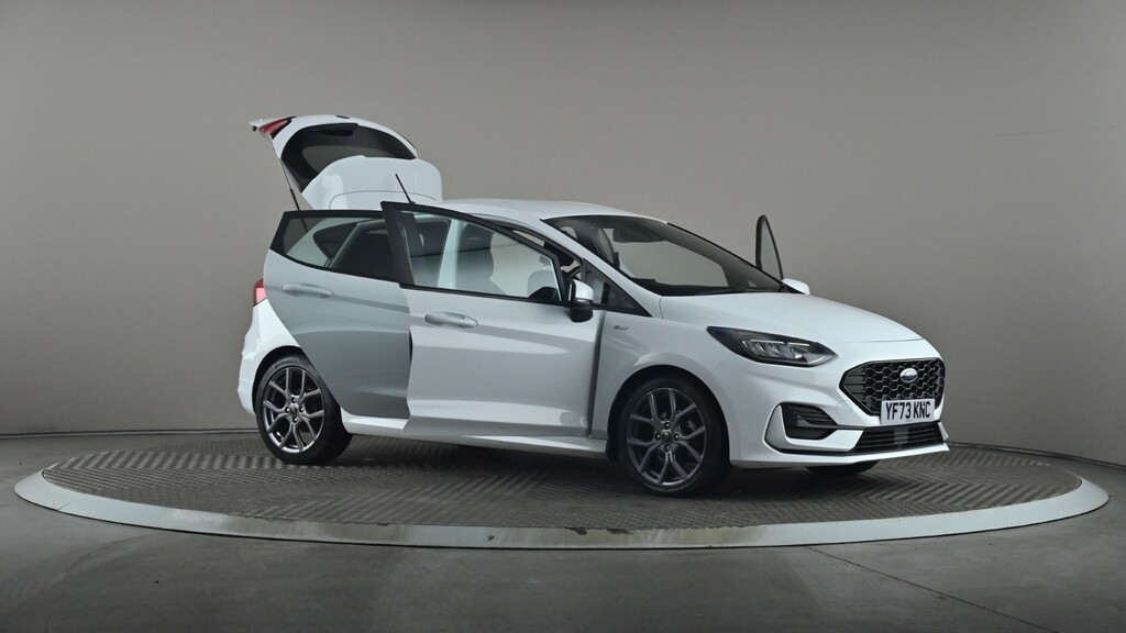 Ford Fiesta 1.0 Ecoboost Hybrid Mhev 125 St-line White #6