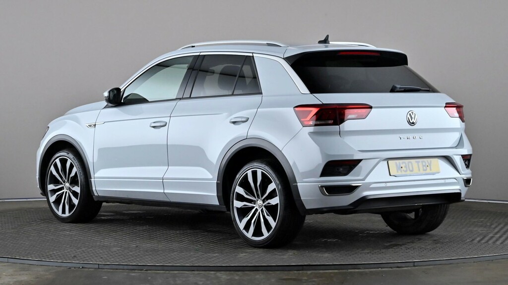 Volkswagen T-Roc 1.5 Tsi Evo R-line Dsg Silver #4