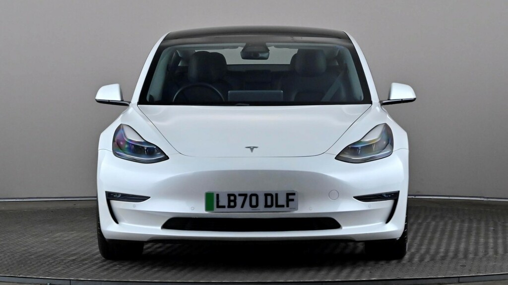Tesla Model 3 Long Range Awd White #2