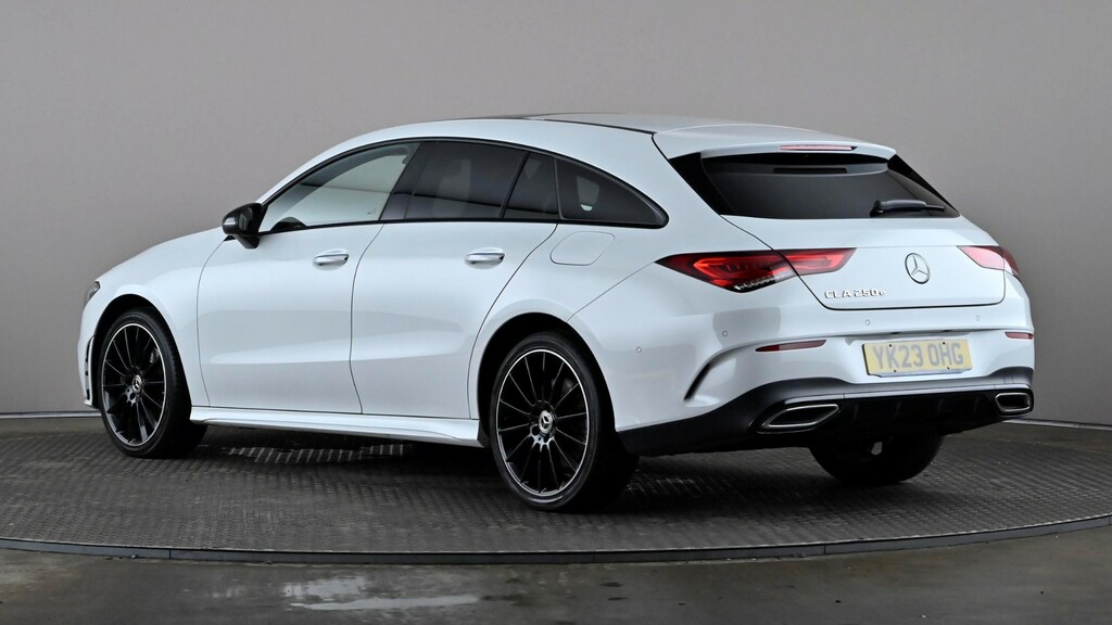 Mercedes-Benz CLA Class Cla 250E Amg Line Premium Night Ed Tip White #4