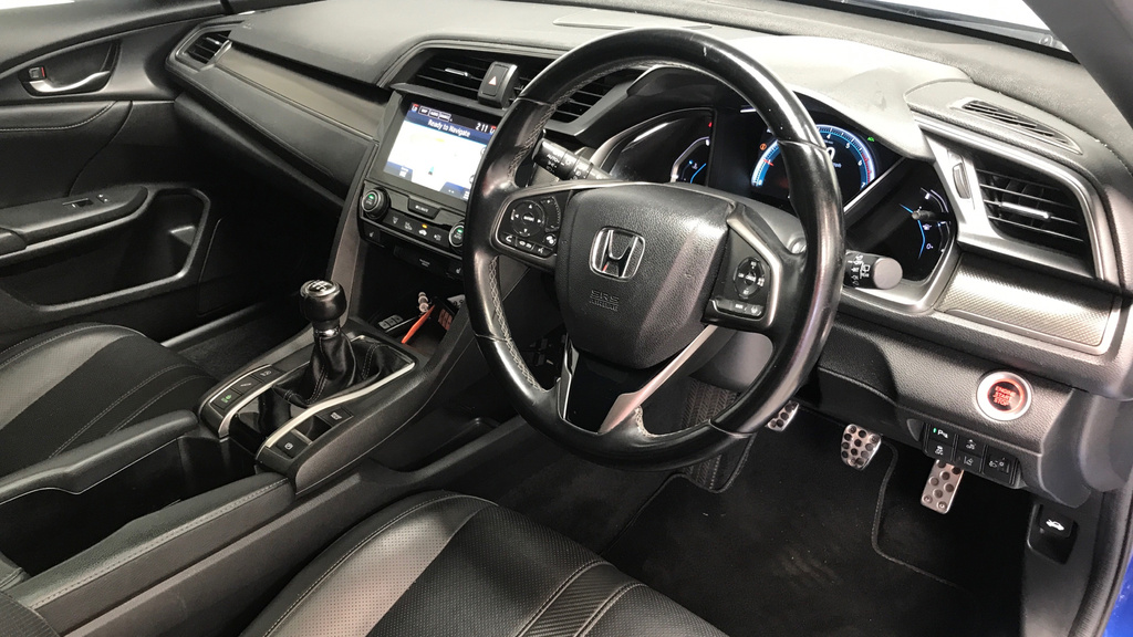 Honda Civic 1.4 I-vtec Se Plus Navi Hatchback Man Blue #17