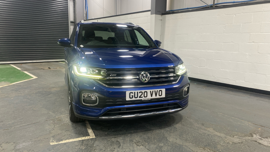 Volkswagen T-Cross 1.0 Tsi 115 R-line Dsg Blue #2