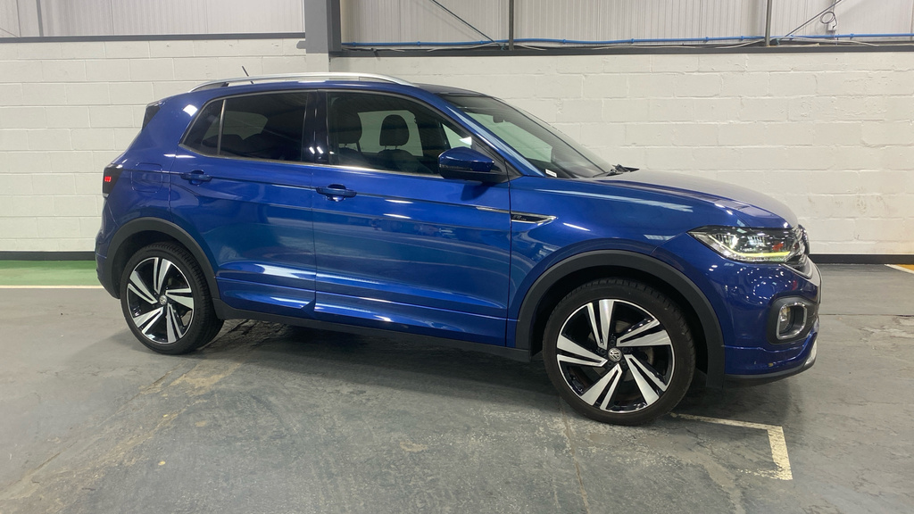 Volkswagen T-Cross 1.0 Tsi 115 R-line Dsg Blue #3