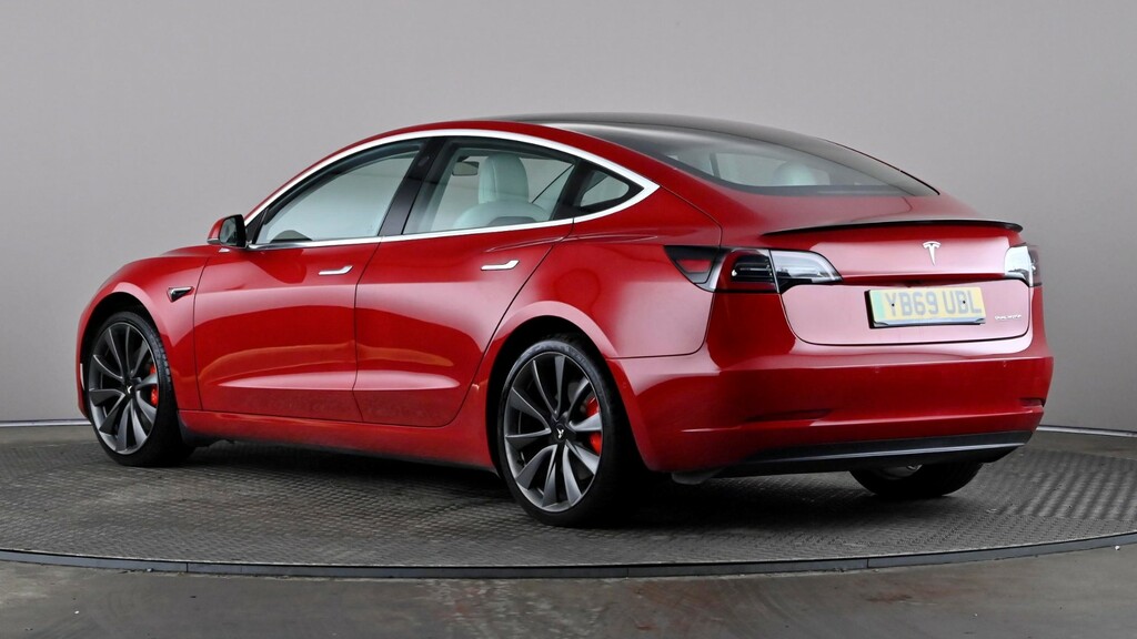Tesla Model 3 Performance Awd Performance Upgrade Red #4