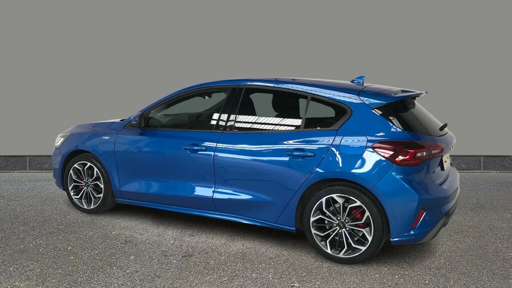 Ford Focus 1.0 Ecoboost Hybrid Mhev 155 St-line X YR73VPL Blue #4