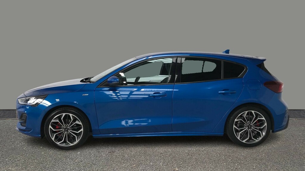 Ford Focus 1.0 Ecoboost Hybrid Mhev 155 St-line X YR73VPL Blue #3