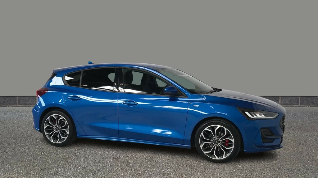 Ford Focus 1.0 Ecoboost Hybrid Mhev 155 St-line X Blue