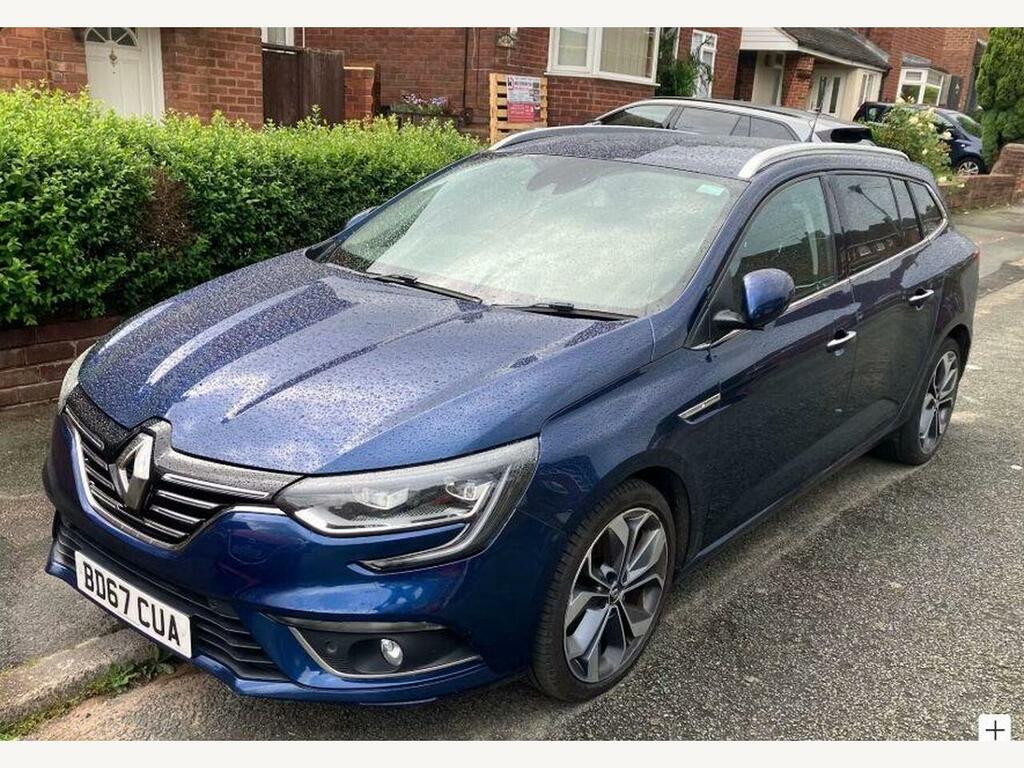 Renault Megane 1.2 Tce Signature Nav Sport Tourer Edc Euro 6 Blue #2