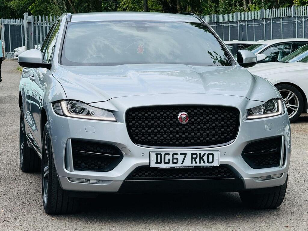 Jaguar F-Pace 2.0 D180 R-sport Awd Euro 6 Ss Silver #3