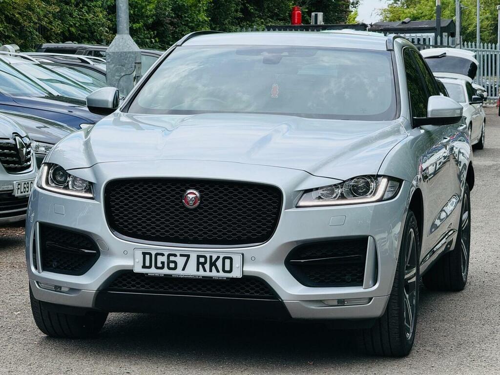 Jaguar F-Pace 2.0 D180 R-sport Awd Euro 6 Ss Silver #4