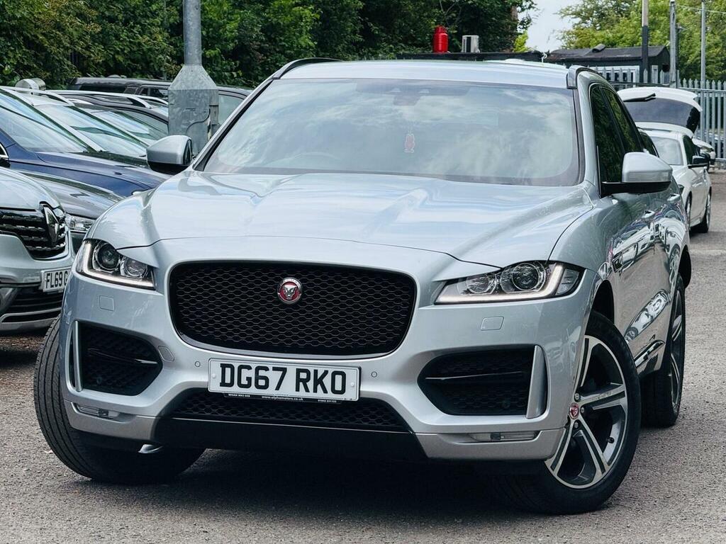 Jaguar F-Pace 2.0 D180 R-sport Awd Euro 6 Ss Silver #2