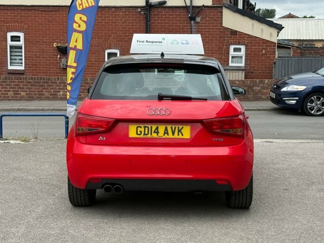 Audi A1 1.4 Tfsi Sport Sportback S Tronic Euro GD14AVK Red #3