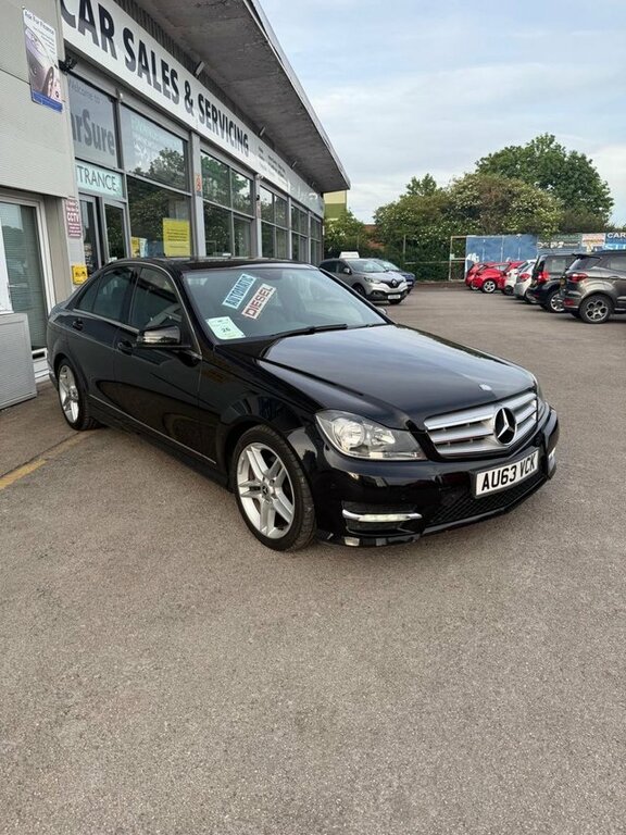 Mercedes-Benz C Class 2.1 C220 Cdi Amg Sport Saloon G-tronic AU63VCK Black #2
