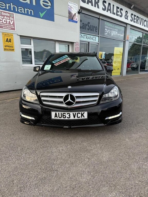 Mercedes-Benz C Class 2.1 C220 Cdi Amg Sport Saloon G-tronic Black