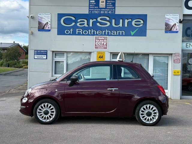 Fiat 500 1.2 Lounge Hatchback Euro 6 Ss Red