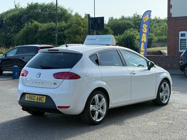 Seat Leon 2.0 Tdi Cr Fr Hatchback Euro 5 White #4