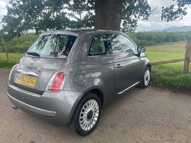 Fiat 500 2013 1.2 Lounge Hatchback Euro 6 Grey #5
