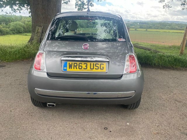 Fiat 500 2013 1.2 Lounge Hatchback Euro 6 Grey #6