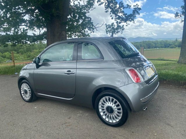 Fiat 500 2013 1.2 Lounge Hatchback Euro 6 Grey #3