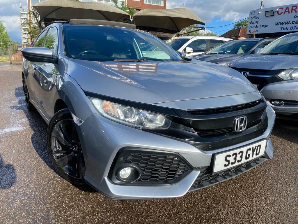 Honda Civic 1.0 Vtec Turbo Ex Cvt Euro 6 Ss Silver