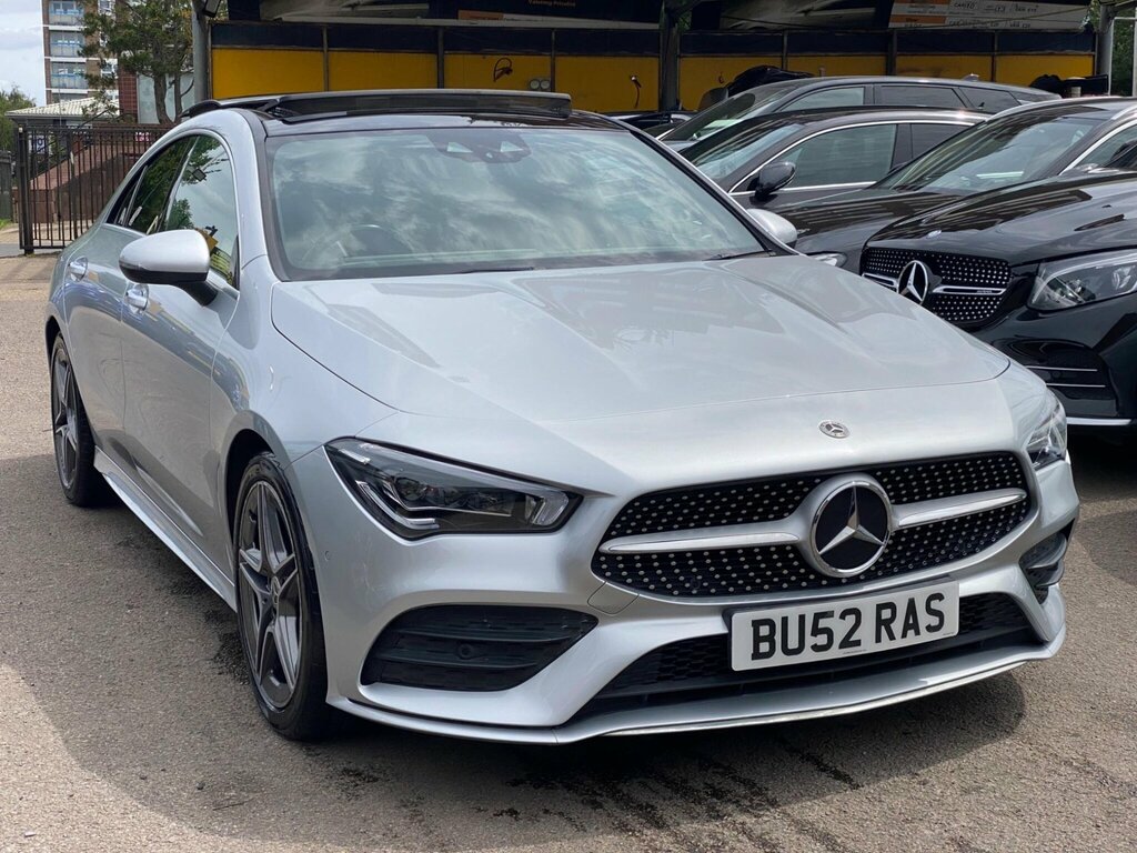 Mercedes-Benz CLA Class 2.0 Cla220d Amg Line Premium Plus 2 Coupe 8G-dct Silver