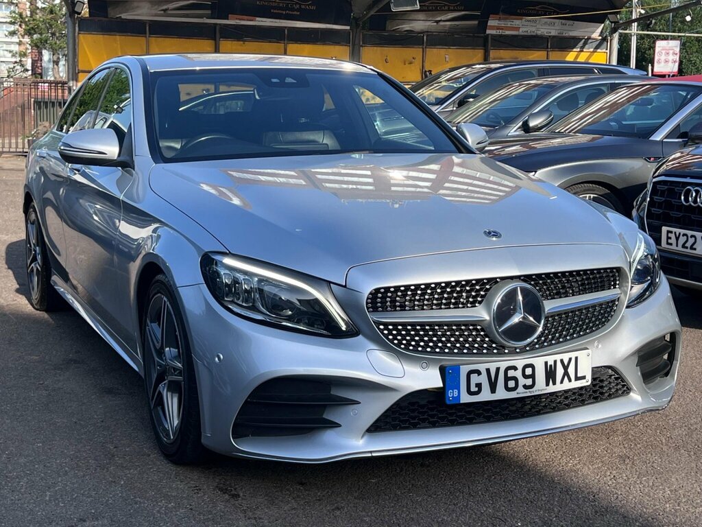 Mercedes-Benz C Class 1.5 C200 Mhev Eq Boost Amg Line Premium G-tronic GV69WXL Silver #5
