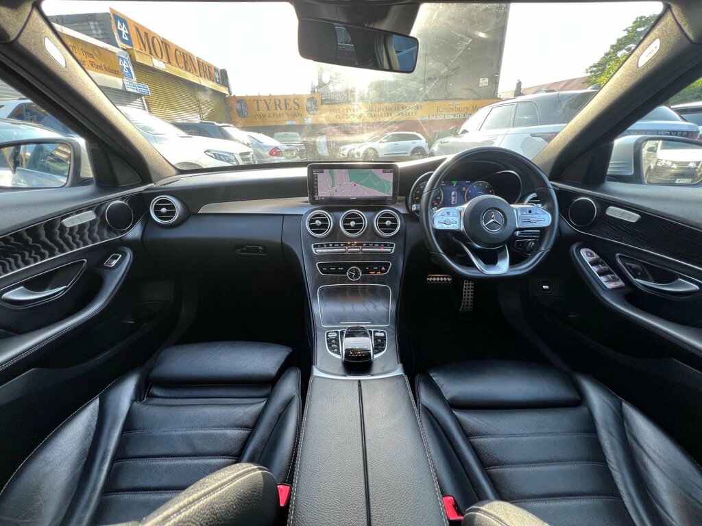 Mercedes-Benz C Class 1.5 C200 Mhev Eq Boost Amg Line Premium G-tronic GV69WXL Silver #2