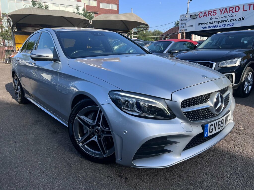 Mercedes-Benz C Class 1.5 C200 Mhev Eq Boost Amg Line Premium G-tronic GV69WXL Silver #4