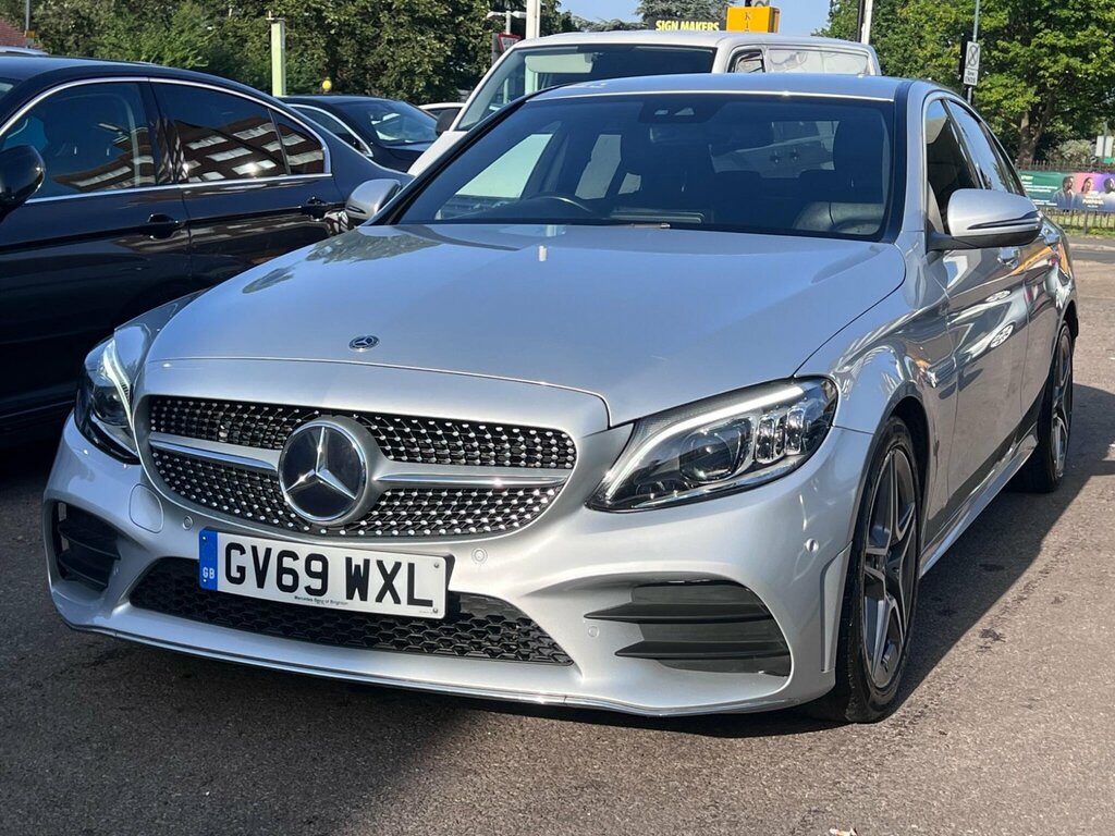 Mercedes-Benz C Class 1.5 C200 Mhev Eq Boost Amg Line Premium G-tronic GV69WXL Silver #6