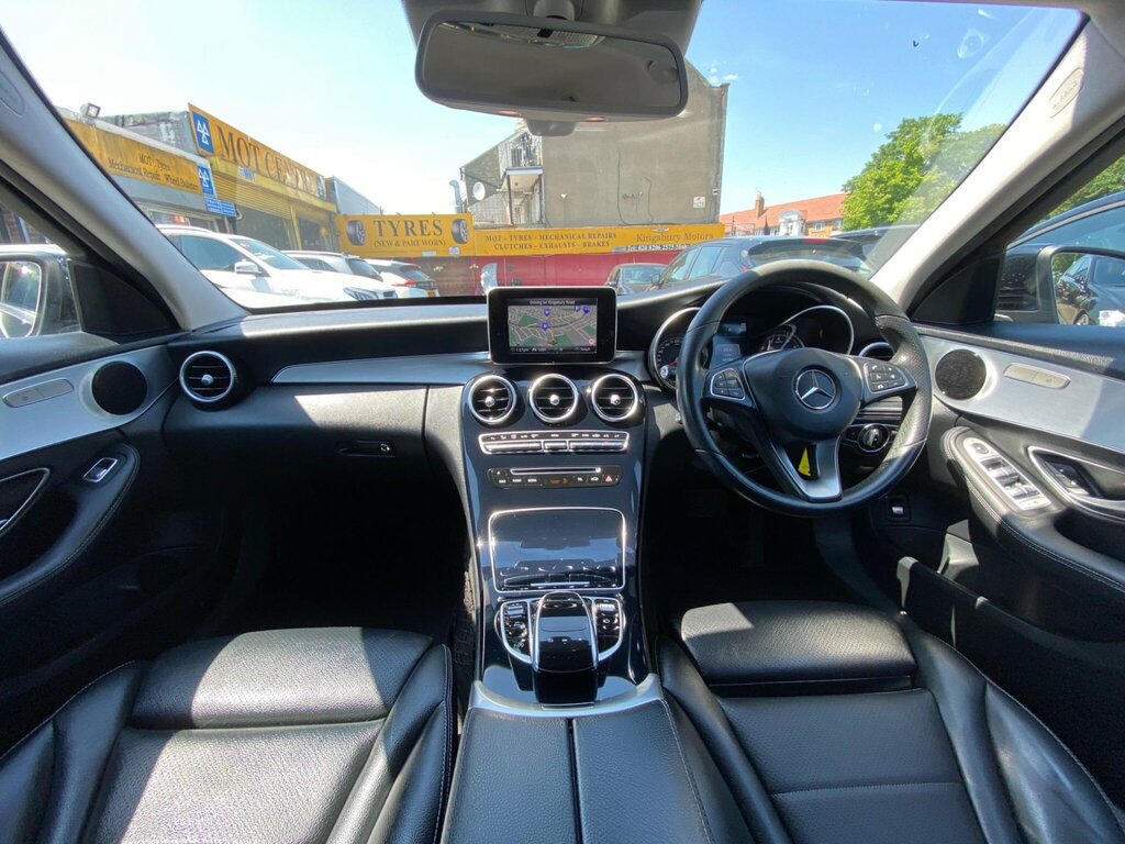 Mercedes-Benz C Class 2.0 C200 Sport 7G-tronic Euro 6 Ss LL66XGP Black #2