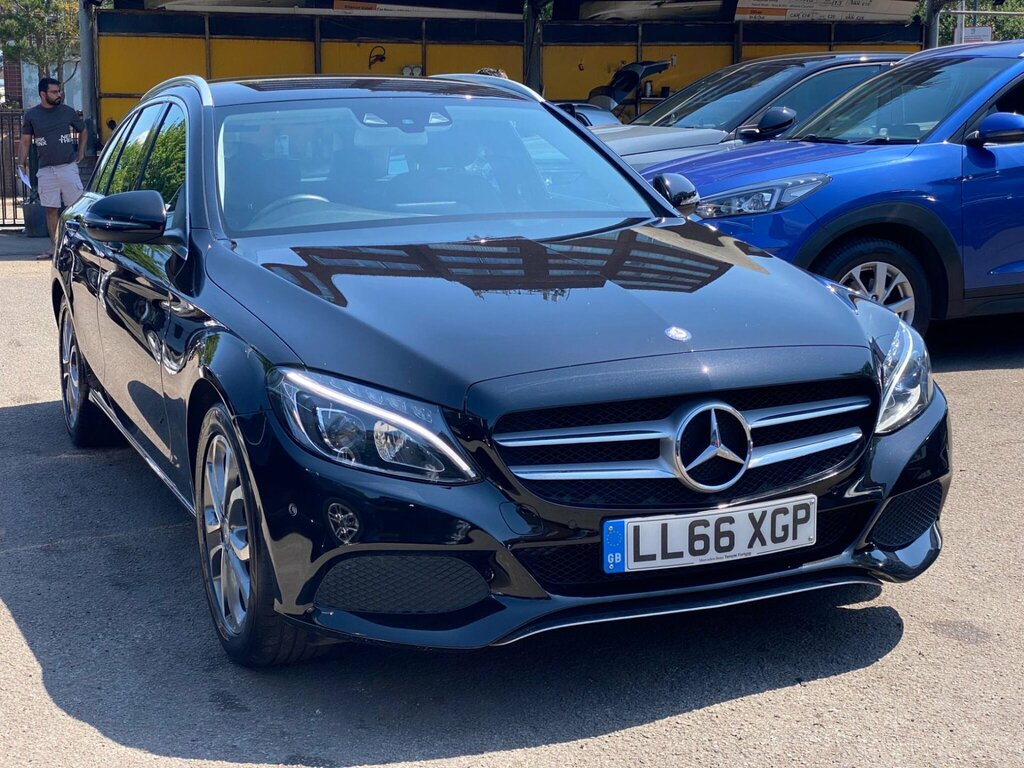 Mercedes-Benz C Class 2.0 C200 Sport 7G-tronic Euro 6 Ss LL66XGP Black #3