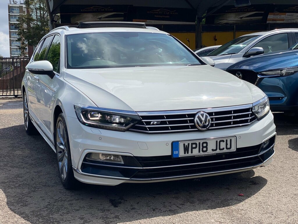 Volkswagen Passat 1.4 Tsi R-line Dsg Euro 6 Ss White #5