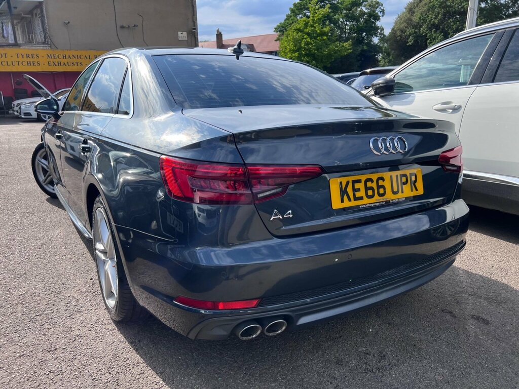Audi A4 Saloon 2.0 Tdi S Line S Tronic Quattro Euro 6 Ss Silver #15