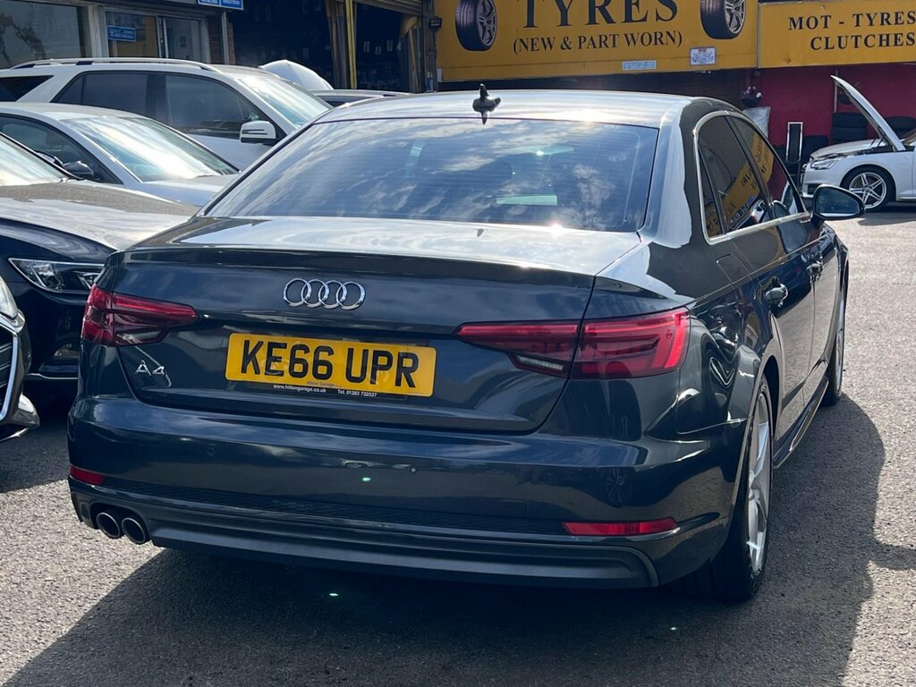 Audi A4 Saloon 2.0 Tdi S Line S Tronic Quattro Euro 6 Ss Silver #9