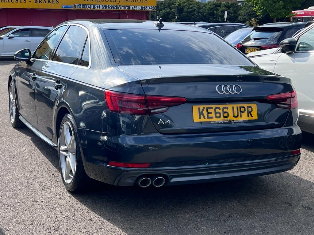 Audi A4 Saloon 2.0 Tdi S Line S Tronic Quattro Euro 6 Ss Silver #13