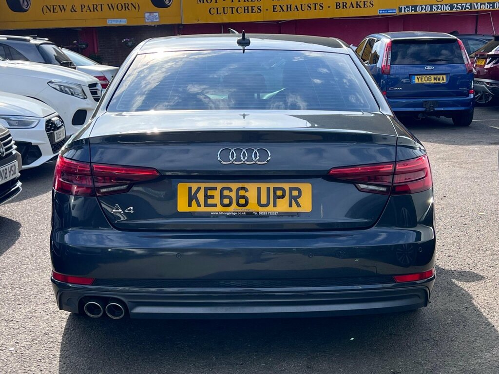 Audi A4 Saloon 2.0 Tdi S Line S Tronic Quattro Euro 6 Ss Silver #12