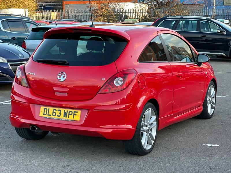 Vauxhall Corsa 1.4 16V Sri Euro 5 Red #4