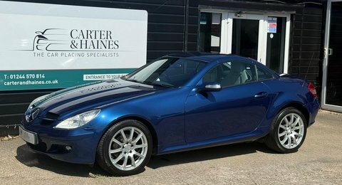 Mercedes-Benz SLK Convertible Blue #3