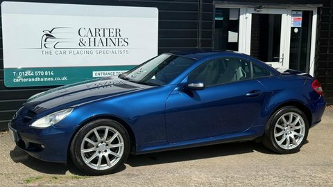 Mercedes-Benz SLK Convertible Blue