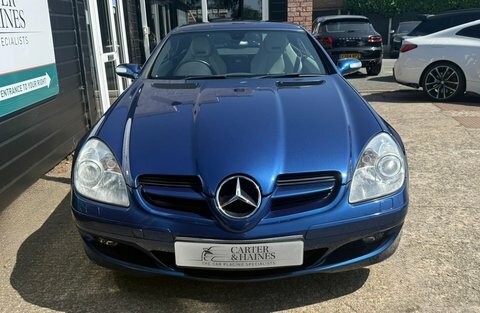 Mercedes-Benz SLK Convertible Blue #5