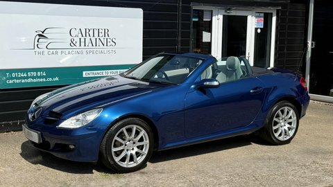 Mercedes-Benz SLK Convertible Blue #4