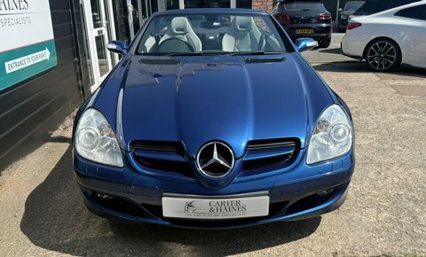 Mercedes-Benz SLK Convertible Blue #6