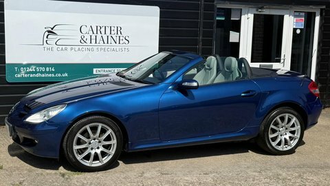 Mercedes-Benz SLK Convertible Blue #2