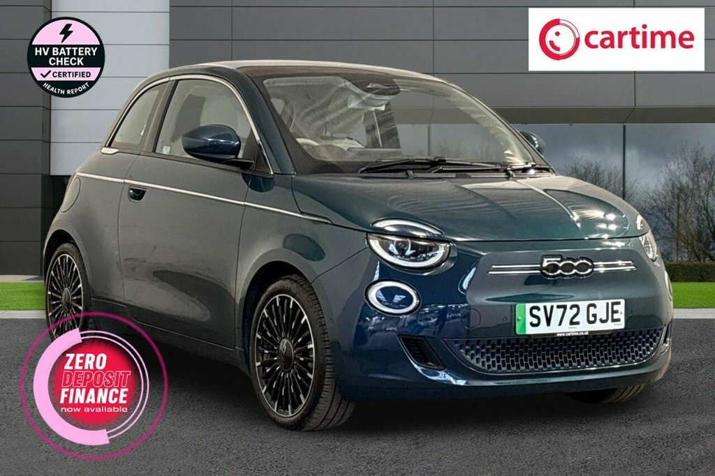 Fiat 500E Hatchback Green