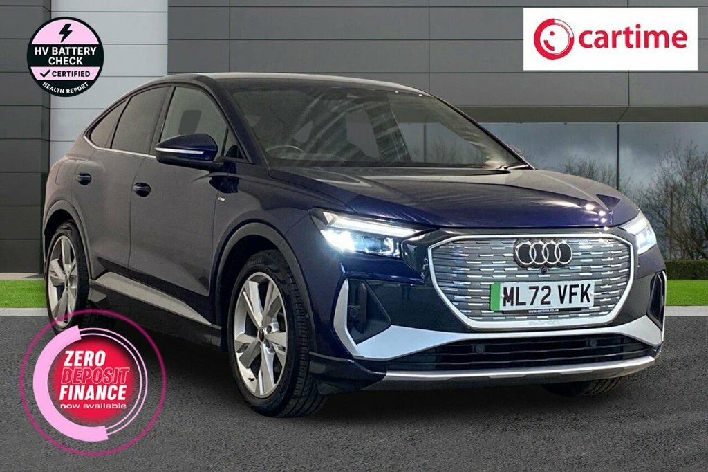 Audi Q4 E Tron Suv Blue