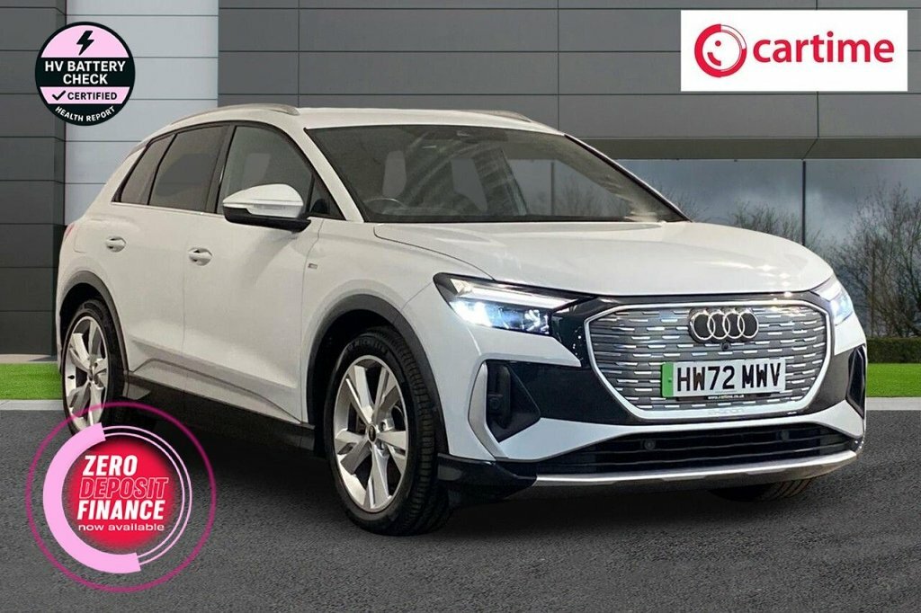 Audi Q4 E Tron Suv White